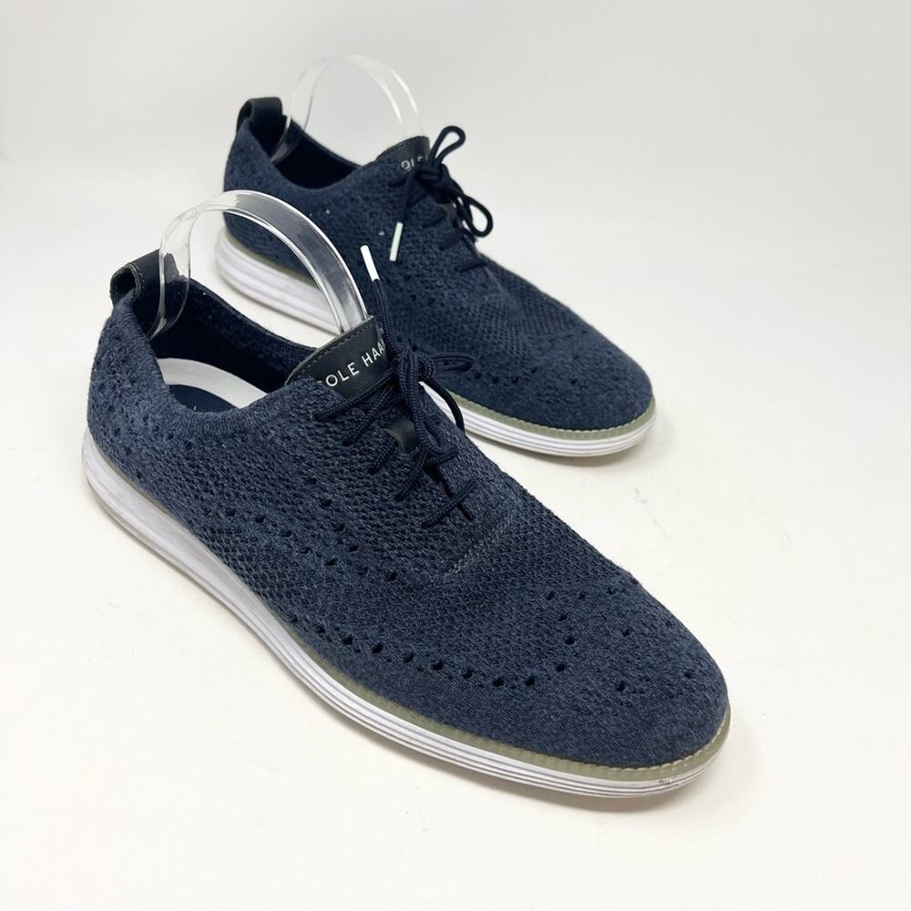 Cole Haan Original Grand Stitchlite Oxford Shoe Mens Size 11.5 C31071 Navy